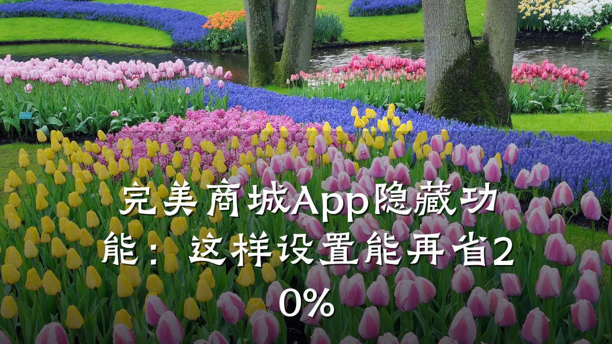 完美商城App隐藏功能：这样设置能再省20%