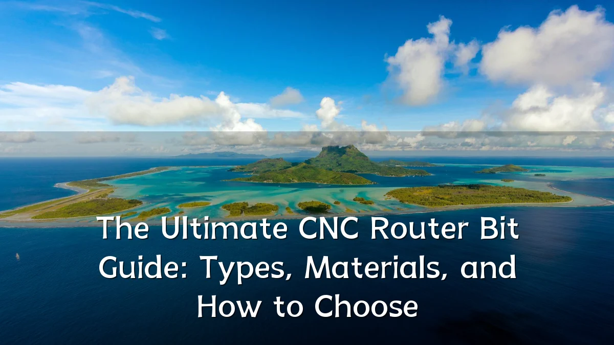The Ultimate CNC Router Bit Guide: Types, Materials, and How to Choose