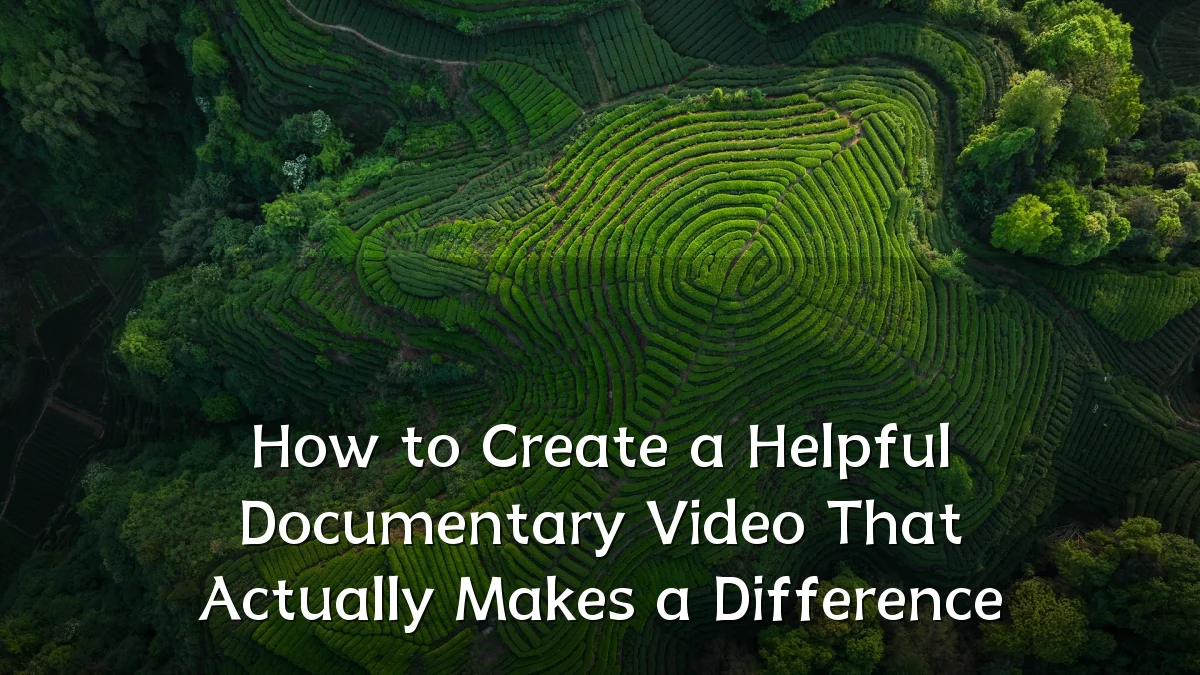 How to Create a Helpful Documentary Video That Actually Makes a Difference