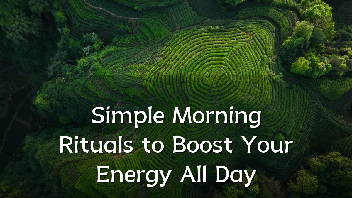 Simple Morning Rituals to Boost Your Energy All Day